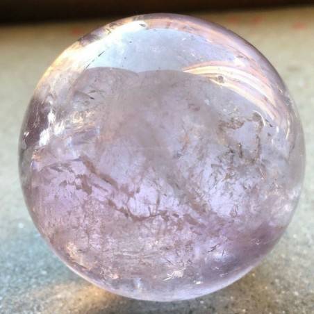 MINERALS * Precious AMETHYST Sphere 45mm 1,77 inches High Quality' Crystal Healing-1