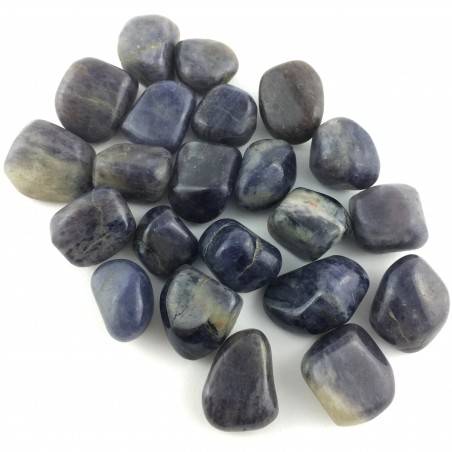 IOLITE Dégringolé Cordeerite Minéraux Dégringolé Cristal thérapie Objets de collection A+-1