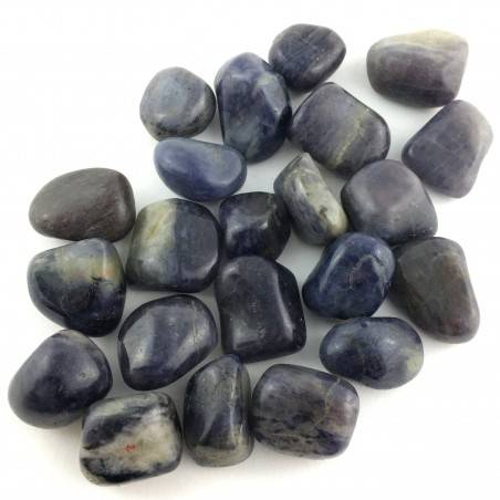 IOLITE Dégringolé Cordeerite Minéraux Dégringolé Cristal thérapie Objets de collection A+-2