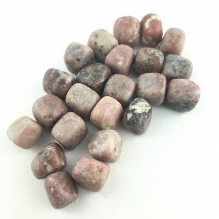 Calcita Rosa Minerales Rodado Chakra Terapia de Cristales Collectionables Chakra-1
