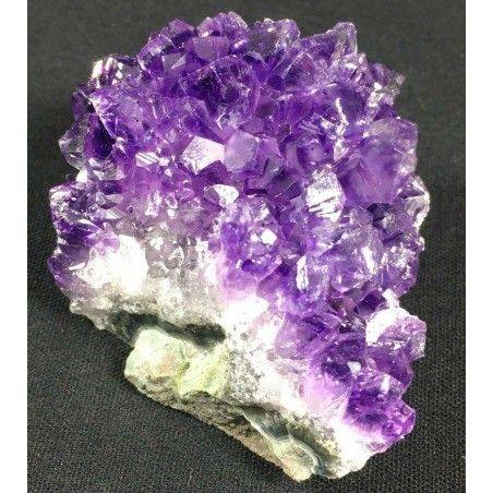 MINERALS * AMETHYST DRUZY Deep Purple Very High Quality Points Chakra Reiki A+-1