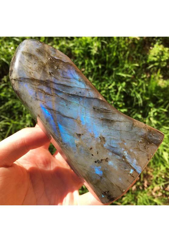 Ottima LABRADORITE Alta Qualità Arredamento 653gr Collezionismo Cristalloterapia-1