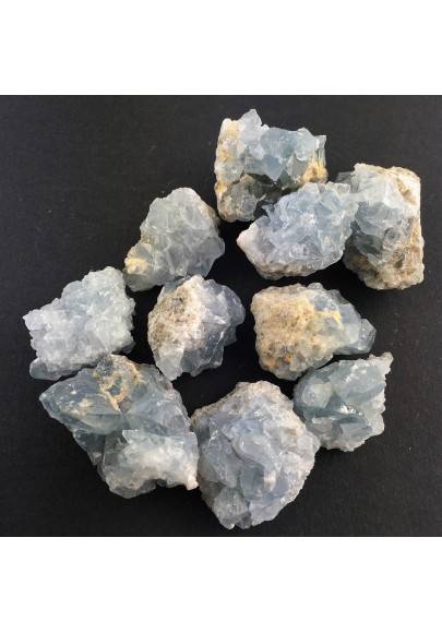 Geode di CELESTINA Grezza del MADAGASCAR Collezionismo Arredamento 20-56gr-1