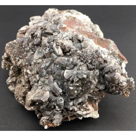 Raro CALCITA NEGRA en Bruto Minerales Maravillosa Coleccionables Cristales Zen A+-3