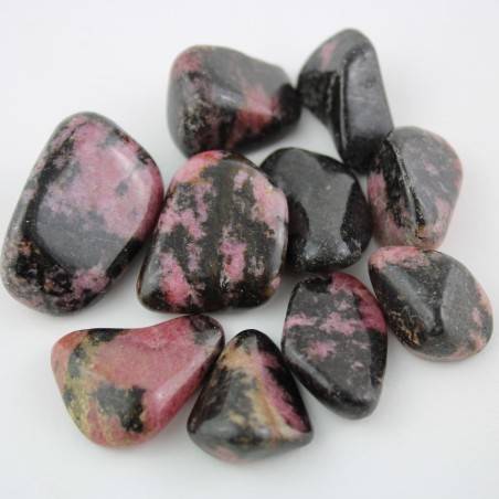 South Africa RHODONITE Tumble Stone Crystal Healing A+ [ Rhodonite Tumbled Stone ]-2
