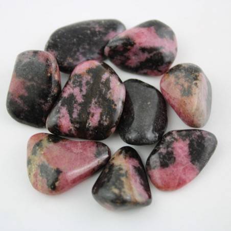 South Africa RHODONITE Tumble Stone Crystal Healing A+ [ Rhodonite Tumbled Stone ]-3