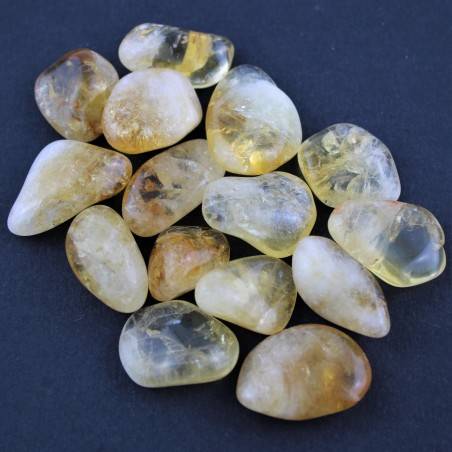 CITRINE Quartz Tumbled Crystal MINERALS Crystal Healing 3* Chakra Reiki A+-2