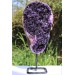 Wonderful Rough Drusa AMETHYST with Stand High Quality Home Decor Chakra Zen A+-5