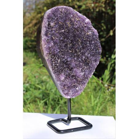Minerales * Drusa Amatista Geoda con stand Natural Extra Calidad Chakra Zen A+-5