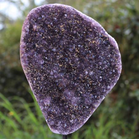 Minerales * Drusa Amatista Geoda con stand Natural Extra Calidad Chakra Zen A+-2