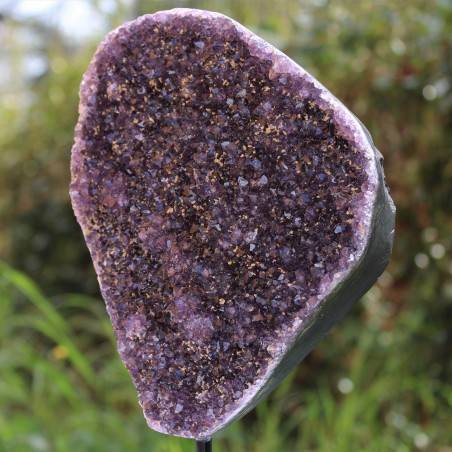 Minerales * Drusa Amatista Geoda con stand Natural Extra Calidad Chakra Zen A+-1
