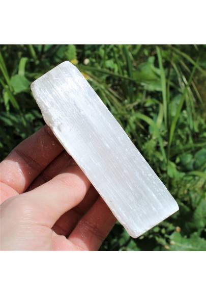 Minerali Bacchetta SELENITE Grezza Pietra degli Angeli Cristalloterapia-1
