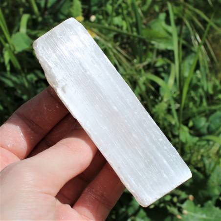Minerali Bacchetta SELENITE Grezza Pietra degli Angeli Cristalloterapia-1