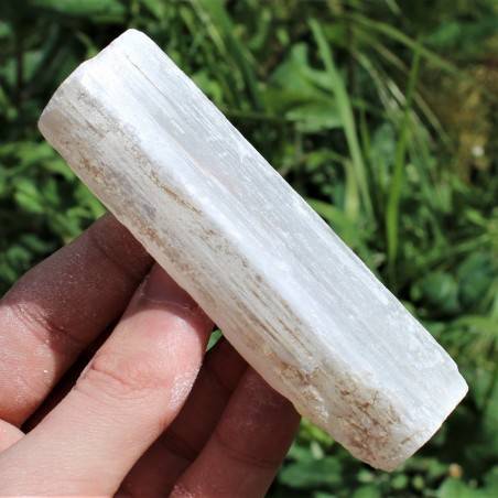 Minerali Bacchetta SELENITE Grezza Pietra degli Angeli Cristalloterapia-4