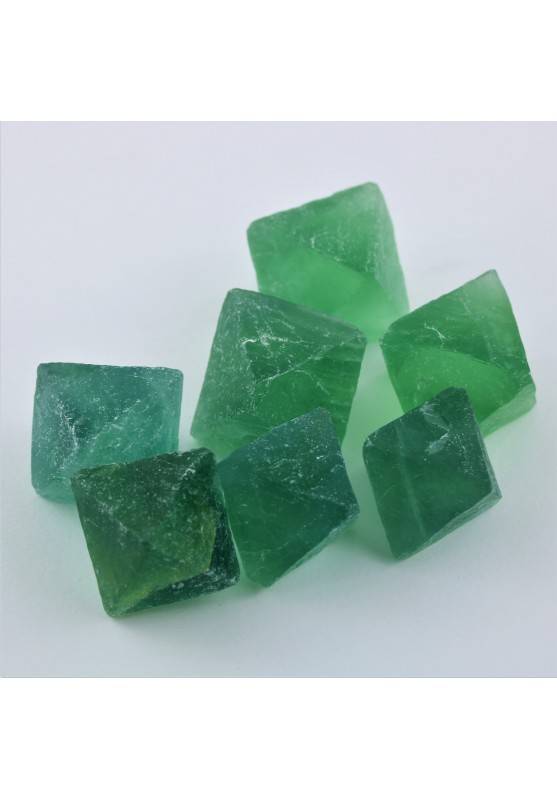Grande Fluorite Ottaedrica Grezza Doppia Piramide Cristalloterapia Collezionismo-1