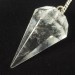 Pendule professionnel dans Quartz Hyalin Cristal de roche pendule Radiesthésie-2