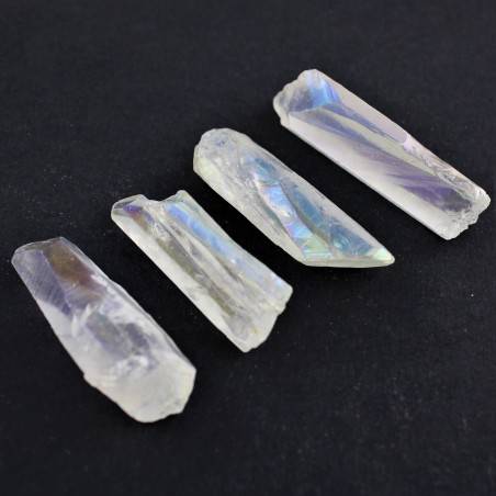 Punte naturali AQUA AURA Ghiaccio Riflessi Arcobaleno Minerali Cristalloterapia-3