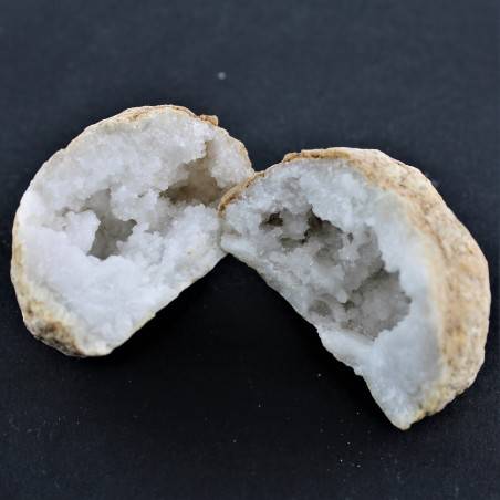 Minerali * Drusa Grezza Quarzo Geode Arredamento Collezionismo Cristalloterapia-2