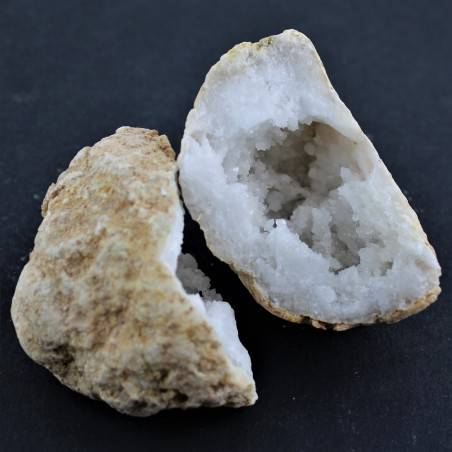 Minerali * Drusa Grezza Quarzo Geode Arredamento Collezionismo Cristalloterapia-1