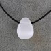 Minerali Ciondolo SELENITE Goccia Cristalloterapia Zodiaco Toro Chakra Zen-2