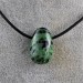 Ciondolo Ruby Zoisite Burattato Cristalloterapia Regalo Collezionismo Chakra Zen-2