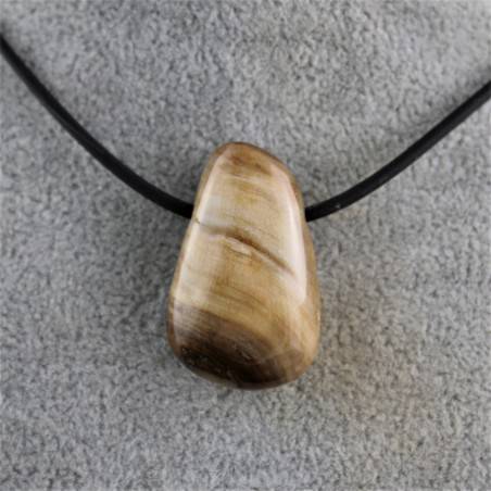 Minerales * Colgante Xilópalo Rodado Terapia de Cristales Chakra Reiki Zen A+-1