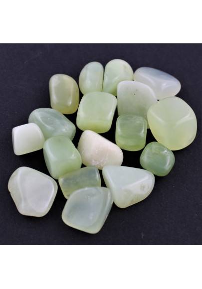 Giada Burattata Cristalloterapia Minerali A+[ Tumbled Jade Crystal Therapy Stone-1