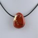 Ciondolo GOCCIA di DIASPRO ROSSO Pendente Collana Cristalloterapia Chakra A+-4