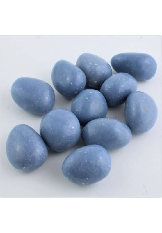 Big Tumbled ANGELITE Minerals Stones Crystal Healing [you pay only one shipment]-3