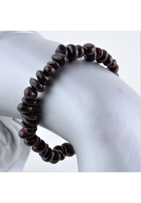 Bracelet Red GARNET Chips Crystal Healing Zodiac Leo Virgo Aquarius Capricorn A+-1
