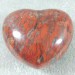 CUORE in DIASPRO ROSSO Brecciato GRANDE AMORE Cristalloterapia Minerali Regalo-1