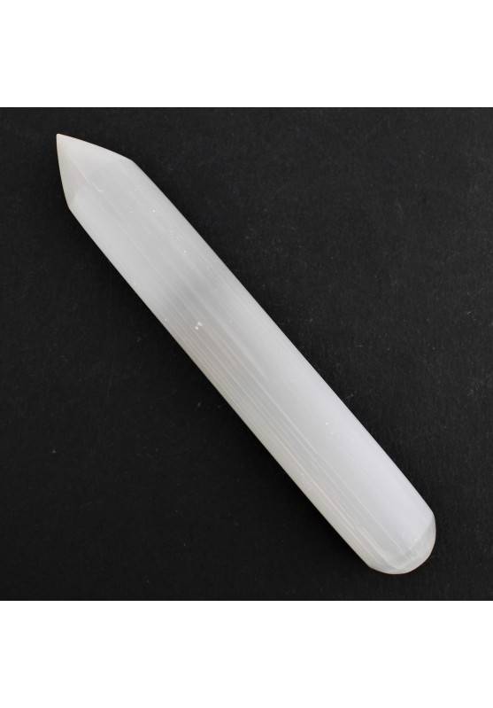 Pointe Massothérapeute Sélénite Grand Cristal thérapie Chakra haute Qualité Reiki-1