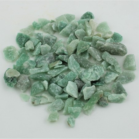Rough Stones in Green AVENTURINE Bag 50gr Crystal Healing Chakra Reiki Zen-2