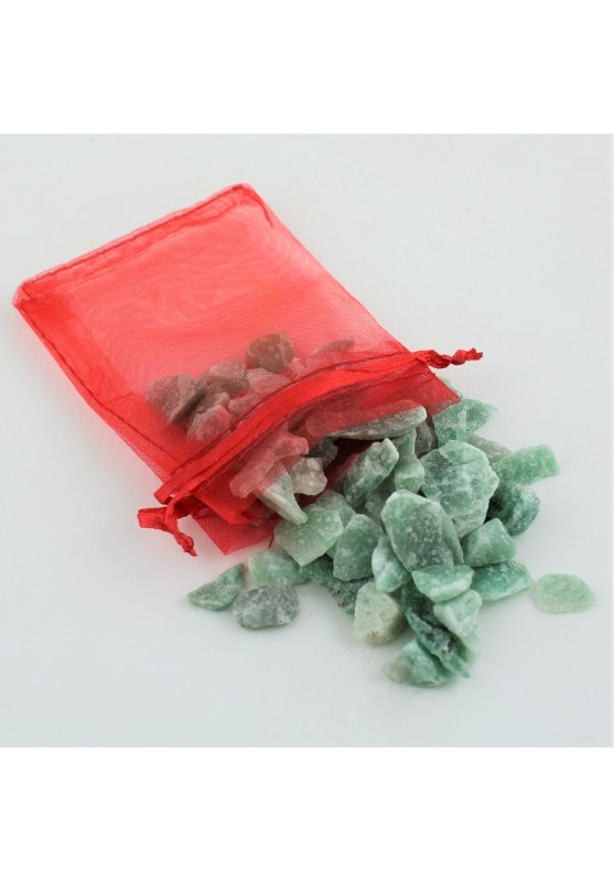 Sac Aventurine Brute Verte 50gr Cristal thérapie Chakra Reiki Zen-1