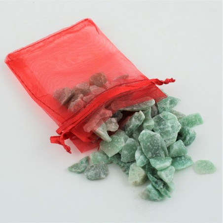 Rough Stones in Green AVENTURINE Bag 50gr Crystal Healing Chakra Reiki Zen-1