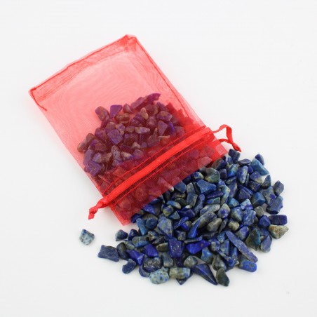 Sacchetto 100g LAPISLAZZULI Burattato Pietre Dure Cristalloterapia Collezionismo Zen-1