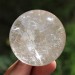 Sphere RUTILATED QUARTZ Optical Lodolite Crystal Healing Home Decor High Quality-1