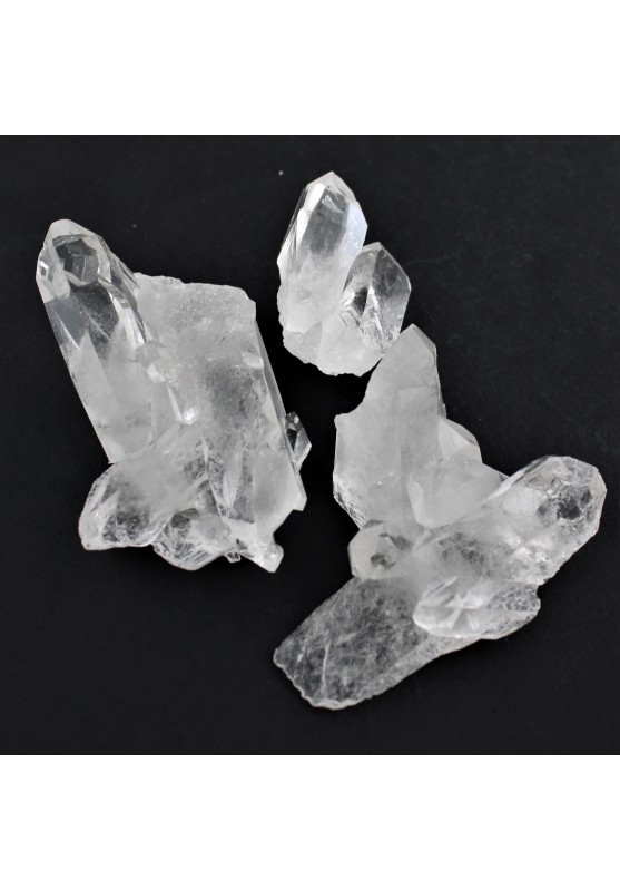 Minerals Rock Crystal Clear Quartz Hyaline Cluster Rough Druzy Home Decor 15-45g-1