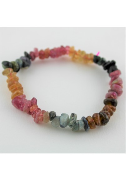 Tourmalinated Bracelet Chips Crystal Healing- TAURUS GEMINI LIBRA Chakra Reiki-1