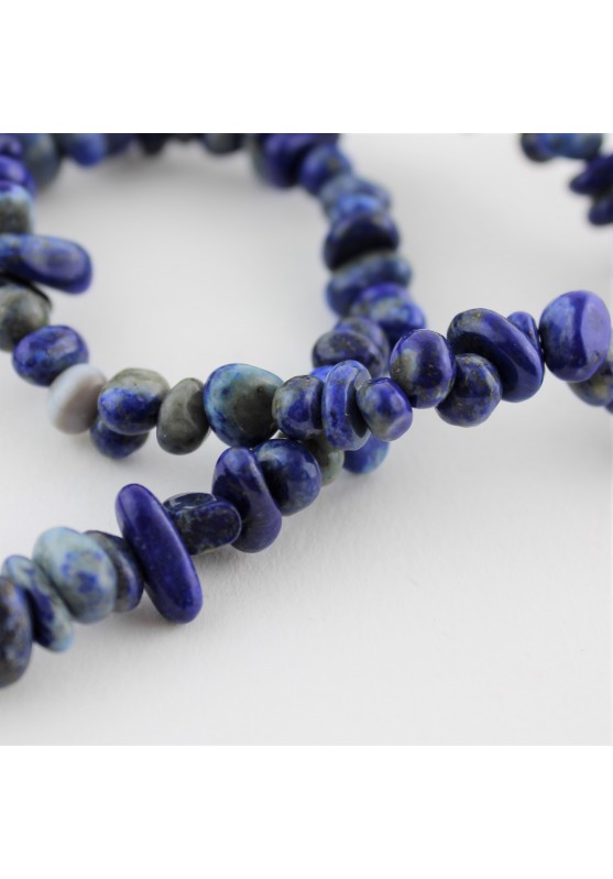 BRACELET de chips dans Lapis lazuli Minéraux BLEU Or Zodeaco TAUREAU AQUARIUM-1