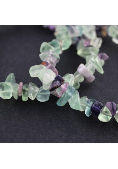 RAINBOW FLUORITE Bracelet Chakra MINERALS Jewels A+ Zodiac Pisces Capricorn-1