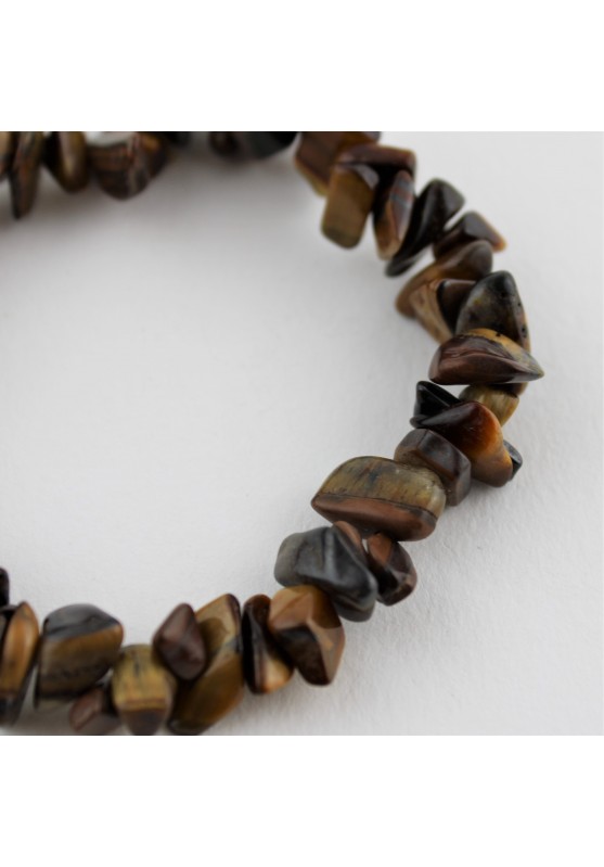 Tiger's Eyes Chips Bracelet MINERALS Chakra Zen Healing High Quality-1