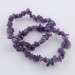 Bracciale in AMETISTA Chips Braccialetto Cristalloterapia Chakra Reiki Zen A+-1