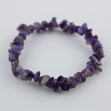 Bracciale in AMETISTA Braccialetto Cristalloterapia Zodiaco Sagittario Chakra A+-3
