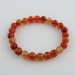 CARNELIAN Crystal AGATE Bracelet Sphere 8mm Zodiac Taurus Leo Cancer Chakra-4