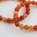 CARNELIAN Crystal AGATE Bracelet Sphere 8mm Zodiac Taurus Leo Cancer Chakra-1
