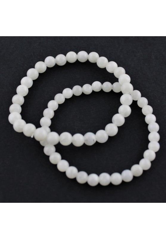 Bracelet Tumbled White Labradorite Sphere 7mm Zodiac Sagittarius Scorpio Leo-2