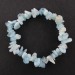 Bracelet Aquamarine Tumbled Chips Mineral Zodiac Gemini Pisces Aries Chakra-1