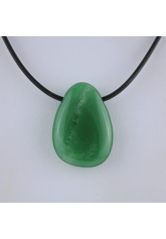 Collana GOCCIA di AVVENTURINA VERDE Ciondolo Regalo Cristalloterapia Gemma Reiki-2