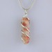 Ciondolo PIETRA Del SOLE ELIOLITE in Spirale Cristalloterapia Chakra Reiki Zen-2